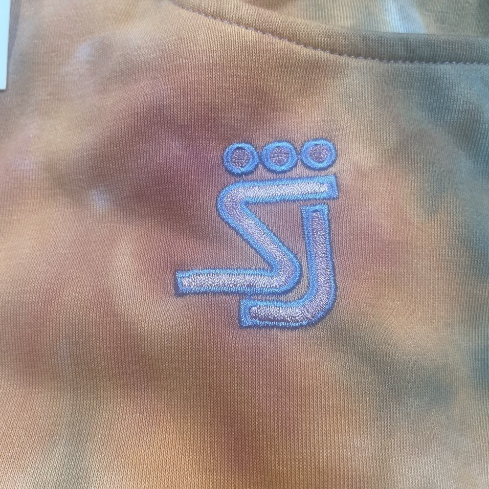 NWT Shane Justin Unisex Size Large Tie Dye Buckle Legs Long Pants Hype Rare - Picture 8 of 11